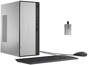 2022 Lenovo Idea Centre 5 Desktop Computer Tower, AMD Ryzen 5-4600G Processor - Image 5