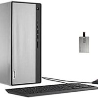 2022 Lenovo Idea Centre 5 Desktop Computer Tower, AMD Ryzen 5-4600G Processor
