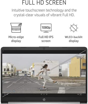 2022 Newest HP 15 Laptop Notebook, 15.6″ FHD IPS Touchscreen - Image 3