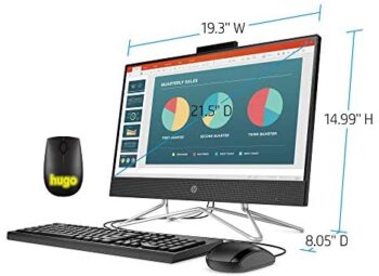 2022 HP All-in-One Desktop Computer 21.5″ FHD Touchscreen AMD Ryzen - Image 3