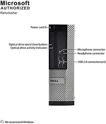 Dell Desktop Computer, Quad Core i5 3.1GHz, 8GB Ram - Image 5