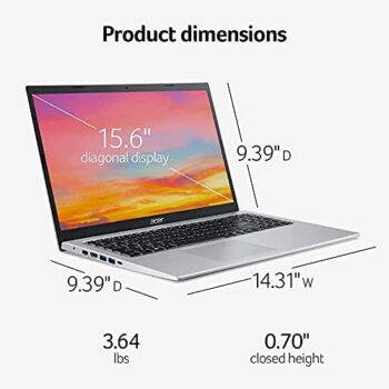 Newest Acer Aspire 5 15.6″ FHD Laptop, Intel Core i3 - Image 4