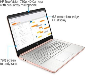 HP 14 inch HD Laptop, Intel Celeron N4020 up to 2.8 GHz - Image 6