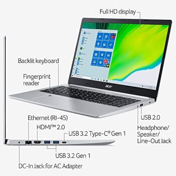 Acer Aspire 5 A515-46-R14K Slim Laptop | 15.6″ Full HD IPS - Image 4