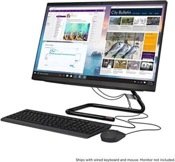 2022 Newest Lenovo 24-inch FHD Non-Touch All-in-One Computer AMD Ryzen - Image 6