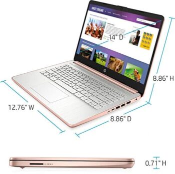 HP 14 inch HD Laptop, Intel Celeron N4020 up to 2.8 GHz - Image 4