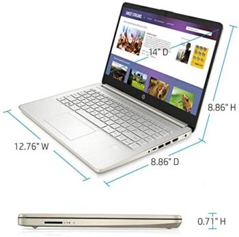 2022 Newest HP 14″ Ultra Light Laptop, Intel N4020 Processor - Image 5