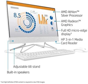 2022 Newest HP 21.5″ FHD Non-Touch All-in-One Desktop Computer - Image 8