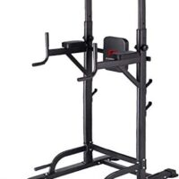 K KiNGKANG Power Tower Adjustable Height Multi-Function Home Strength Training Fitness Workout Station, T056