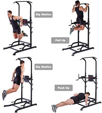 K KiNGKANG Power Tower Adjustable Height Multi-Function Home Strength Training Fitness Workout Station, T056 - Image 4