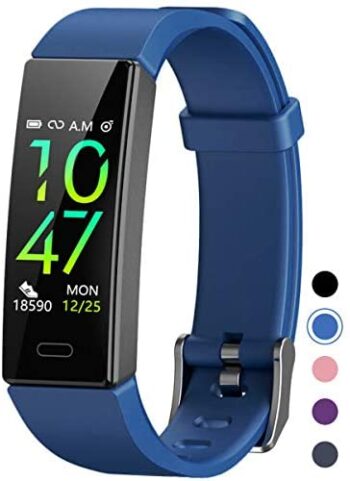 Mgaolo Fitness Tracker with Blood Pressure Heart Rate Sleep Monitor,10 Sport Modes IP68 Waterproof Activity Tracker Fit Smart Watch with Pedometer Calorie Step Counter for Women Men Kids
