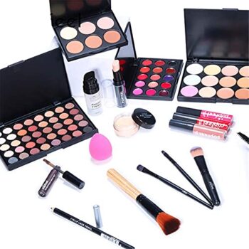 All-in-one Makeup Gift Set, Makeup Kit for Women Beginners Full Kit Cosmetic, Essential Starter Bundle Include Eyeshadow Palette Lipstick Blush Foundation Concealer Face Powder Lipgloss (KIT003) - Image 5