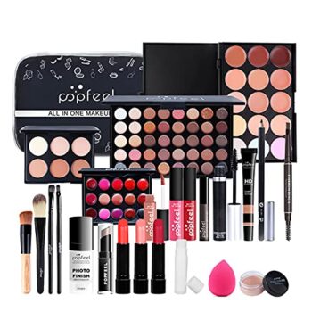 All-in-one Makeup Gift Set, Makeup Kit for Women Beginners Full Kit Cosmetic, Essential Starter Bundle Include Eyeshadow Palette Lipstick Blush Foundation Concealer Face Powder Lipgloss (KIT003) - Image 8