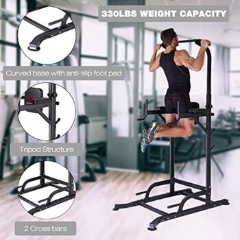 K KiNGKANG Power Tower Adjustable Height Multi-Function Home Strength Training Fitness Workout Station, T056 - Image 5