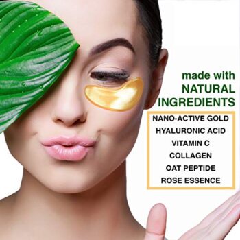 (24 PAIRS) Rejuvenating Under Eye Mask for Puffy Eyes – Dark Circles Under Eye Bags Treatment – 24k Gold Anti-Aging Under Eye Patches – Under Eye Pads w/Hydrating Gel – Wrinkle Care for Women and Men - Image 4