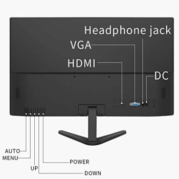 The Prechen 19 inch monitor has HDMI and VGA interfaces and supports the connection of multiple devices. Users can easily connect to other devices for more fun.1366x768),60 Hz, 5 ms,Brightness 250 cd/m² - Image 8