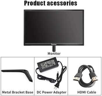 The Prechen 19 inch monitor has HDMI and VGA interfaces and supports the connection of multiple devices. Users can easily connect to other devices for more fun.1366x768),60 Hz, 5 ms,Brightness 250 cd/m² - Image 6