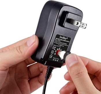 [Upgraded Version] SoulBay 30W Universal AC/DC Adapter Switching Power Supply with 8 Selectable Adapter Tips, - Image 7