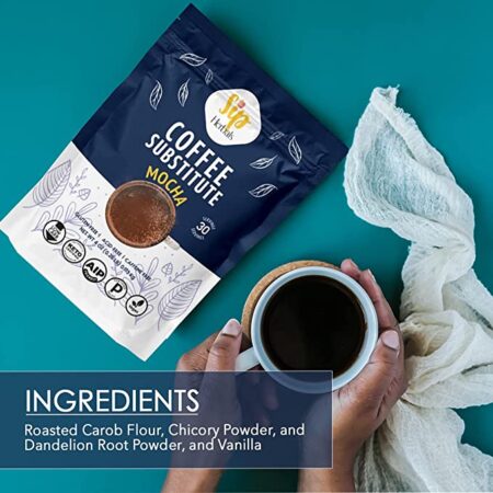 AIP Diet Coffee Substitute - Sip Herbals Chicory Root, Dandelion and Carob Blend - MOCHA - Caffeine Free Tea and Coffee Herbal Alternative - A Dandy Solution for Healthier Living - Image 4