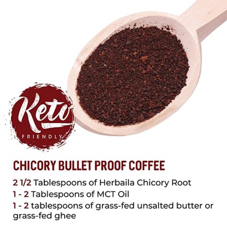 Chicory Root Roasted Granules, 1 Pound, Chicory Coffee (Inulin, Prebiotic Dietary Fiber) Rich Flavor, Caffeine Free, Natural Tea and Coffee Substitute, Keto, Kosher - Image 7