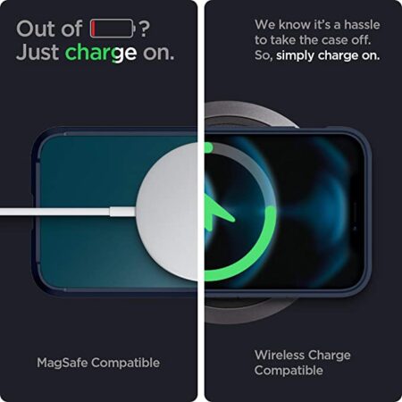 Spigen Ultra Hybrid Designed for iPhone 12 / Designed for iPhone 12 Pro Case (2020) - Navy Blue - Image 3