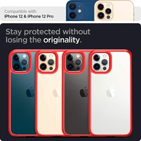 Spigen Ultra Hybrid Designed for iPhone 12 / Designed for iPhone 12 Pro Case (2020) - Navy Blue - Image 9