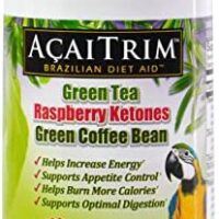AcaiTrim- Weight Loss Supplement- Green Tea Extract, Green Coffee Bean Extract, Raspberry Ketones, Acai, & Probiotics – Supports Metabolism & Energy For Men & Women- 60 Acai Berry Capsules
